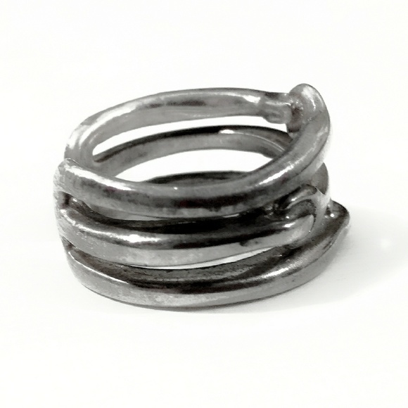 Vintage Ralph Lauren Sterling Silver Ring- Size 5 Adjustable - Picture 6 of 7